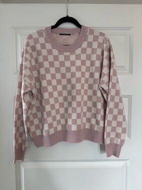 Tahari Checkered Sweater